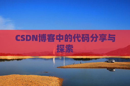 CSDN博客中的代码分享与探索